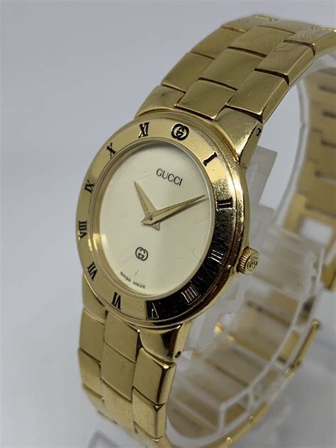 paolo gucci quartz watch gold|Gucci swiss quartz watch women.